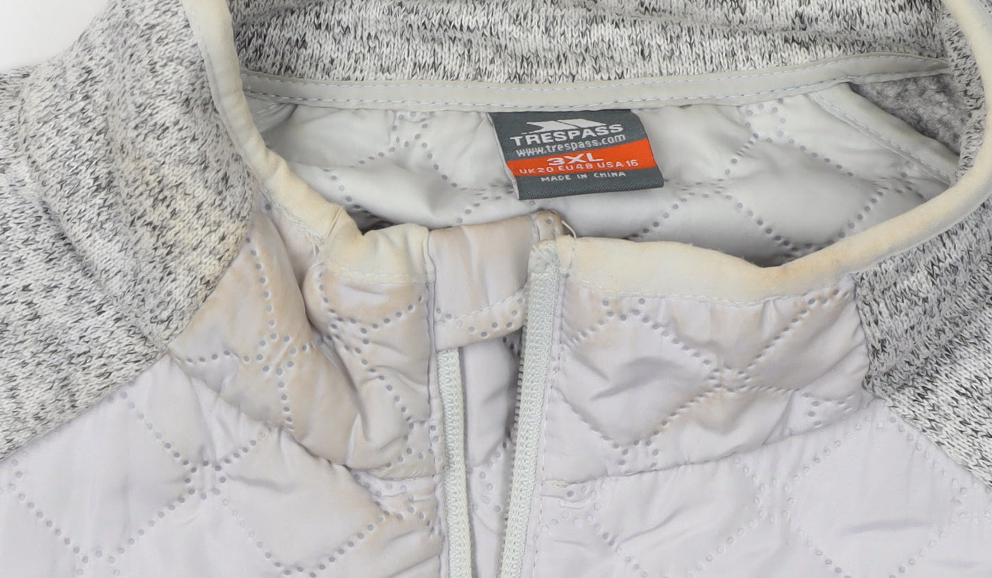 Trespass Women's Grey Quilted Jacket 3XL Outdoor Casual