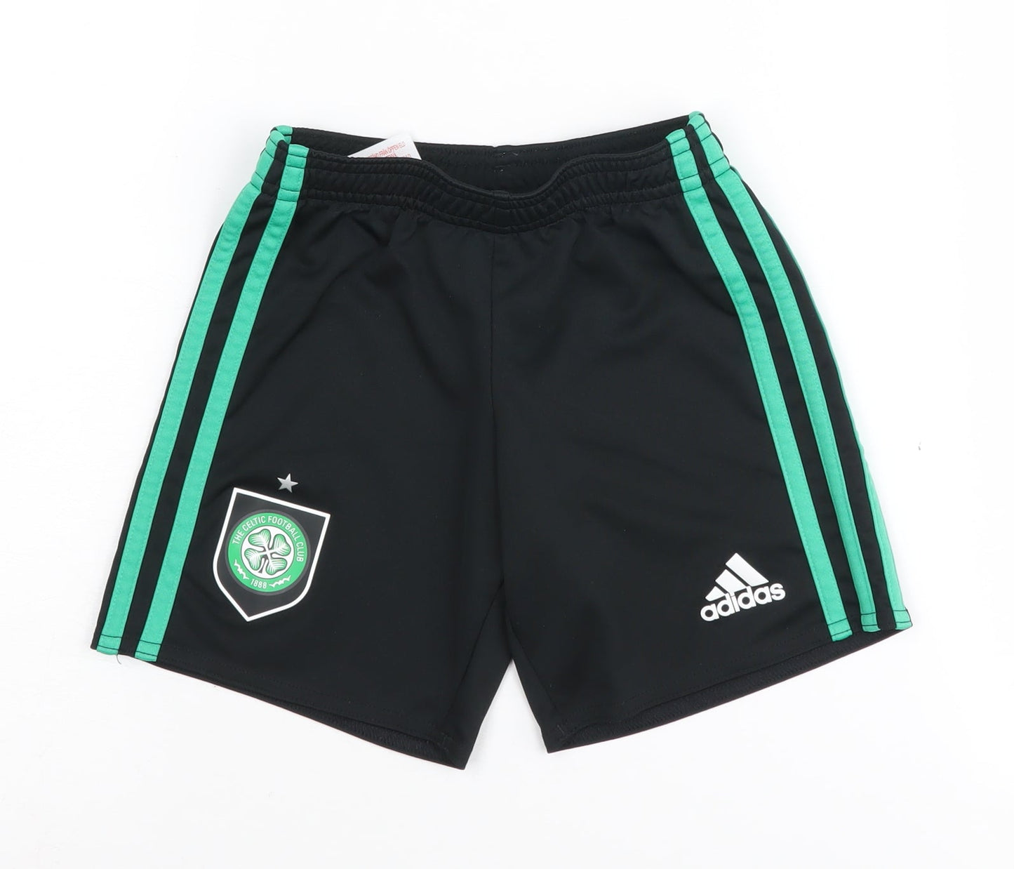 Adidas Boys' Black Athletic Football Shorts 4-5 Years