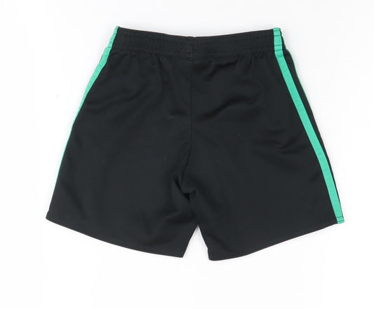 Adidas Boys' Black Athletic Football Shorts 4-5 Years