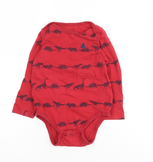 GAP Red Dinosaur Cotton Babygrow 18-24 Months Unisex