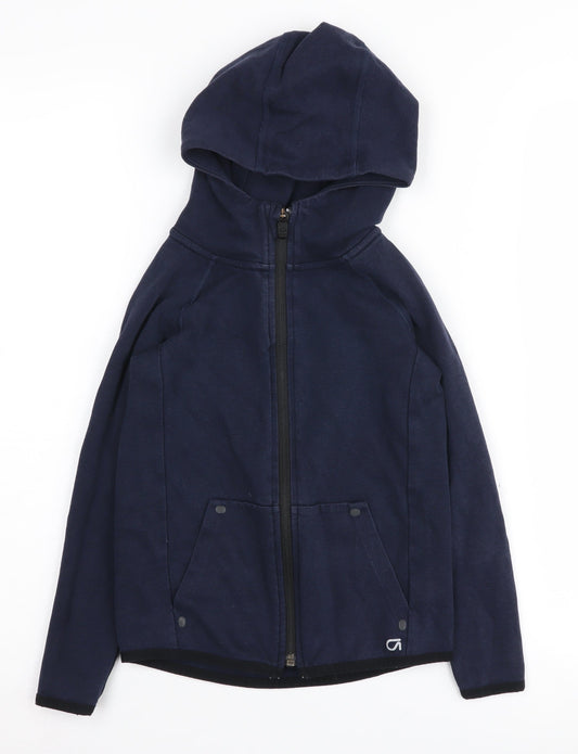 Gap Girls Blue Full Zip Hoodie Size 5 Years