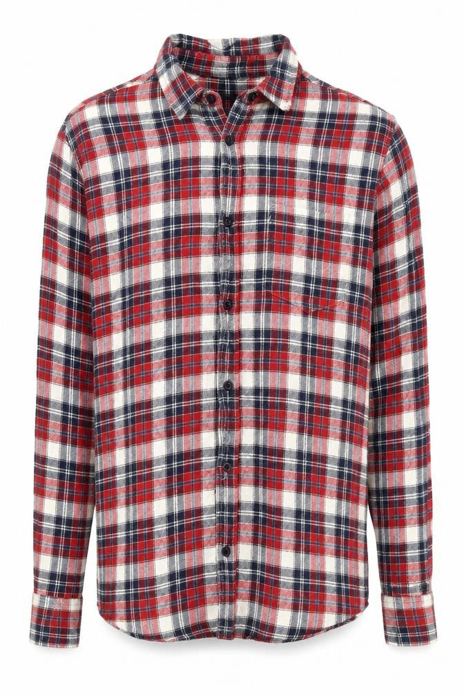 Onfire Men's Multicoloured Plaid Shirt L