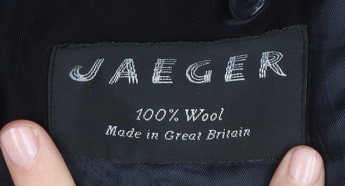 Jaeger Men's Grey Wool Blazer Size 50R
