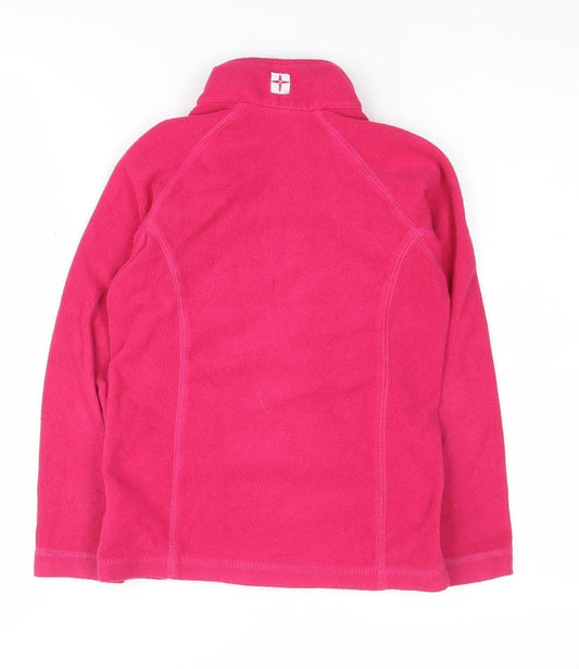 Mountain Warehouse Girls Pink Fleece Jacket 7-8 Years