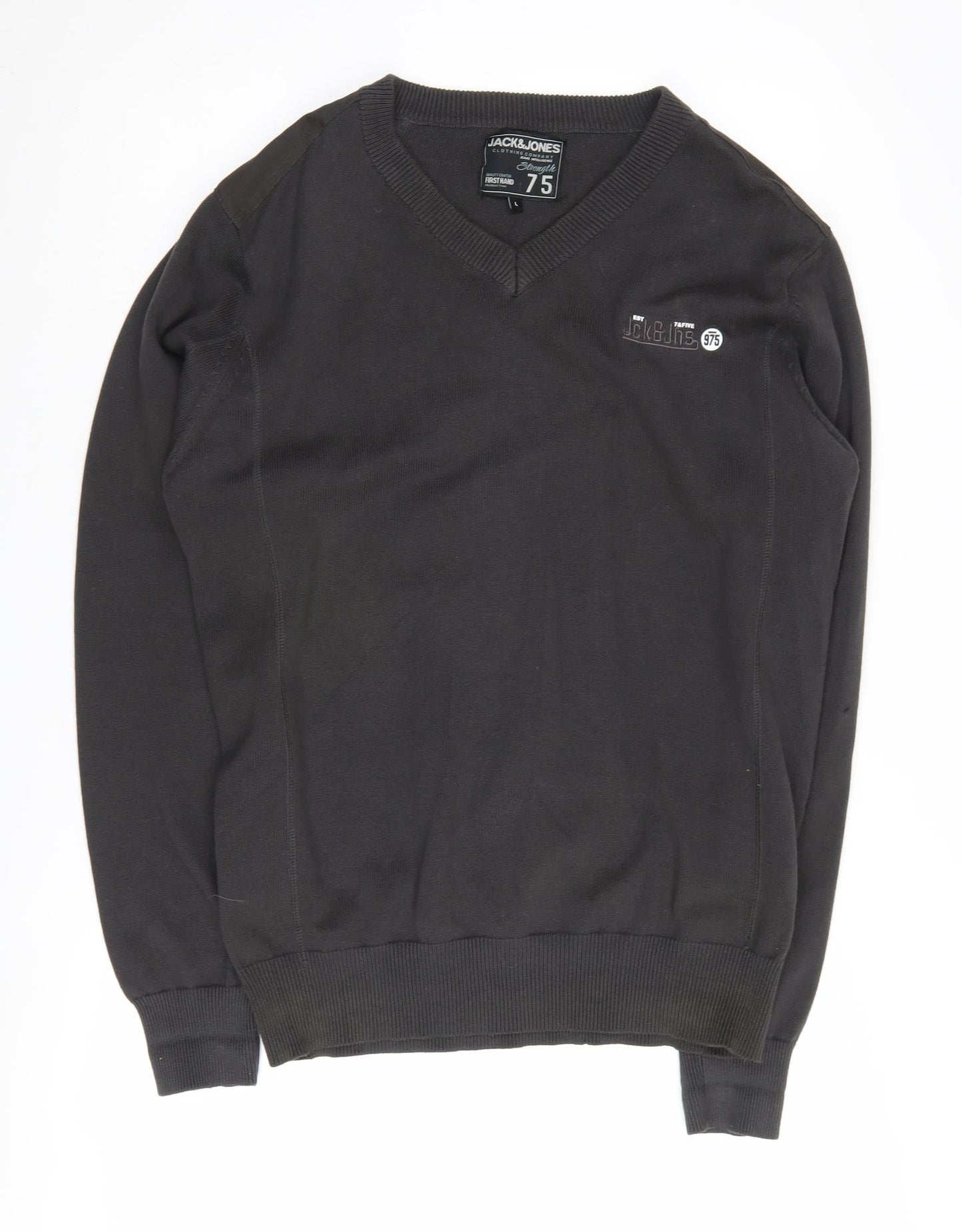 Jack & Jones Men's Black Pullover Jumper L