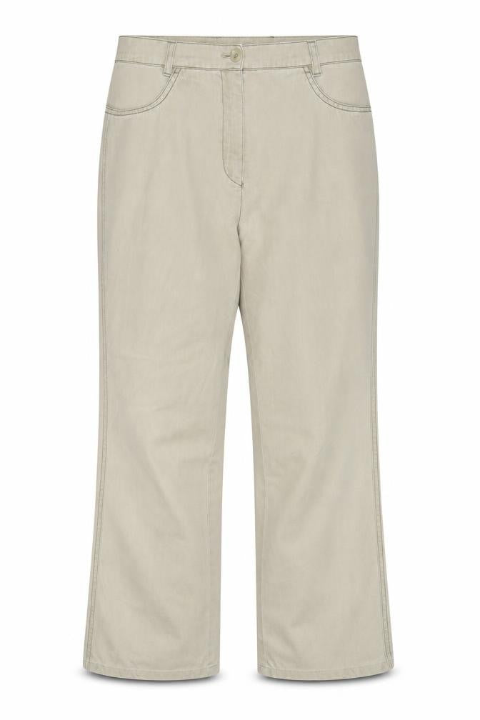 Viyella Women's Beige Cotton Petite Trousers, Size 10
