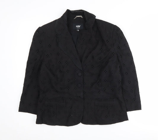 Yen London Women's Black Blazer Size 14