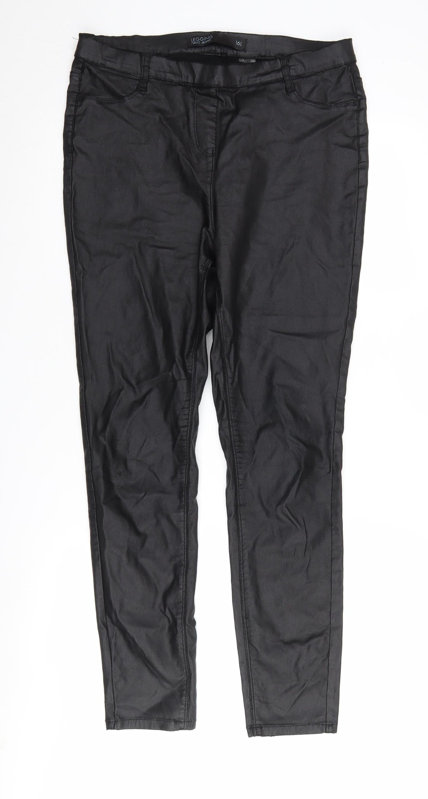 Next Women's Black Jegging Skinny Trousers Size 16