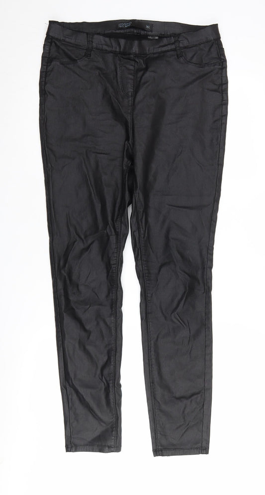 Next Women's Black Jegging Skinny Trousers Size 16