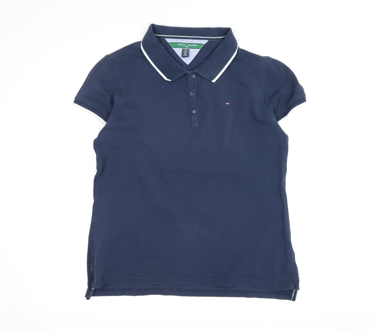 Tommy Hilfiger Women's Blue Polo Shirt XL