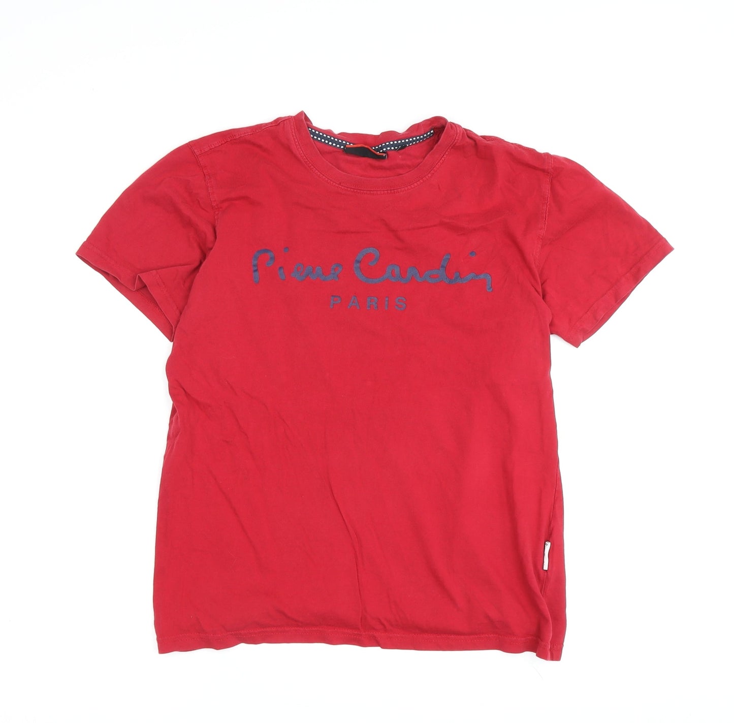 Pierre Cardin Red Unisex T-Shirt, Size S, Casual