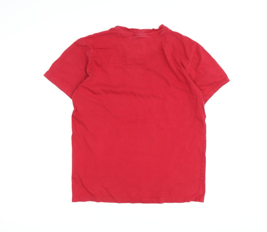 Pierre Cardin Red Unisex T-Shirt, Size S, Casual