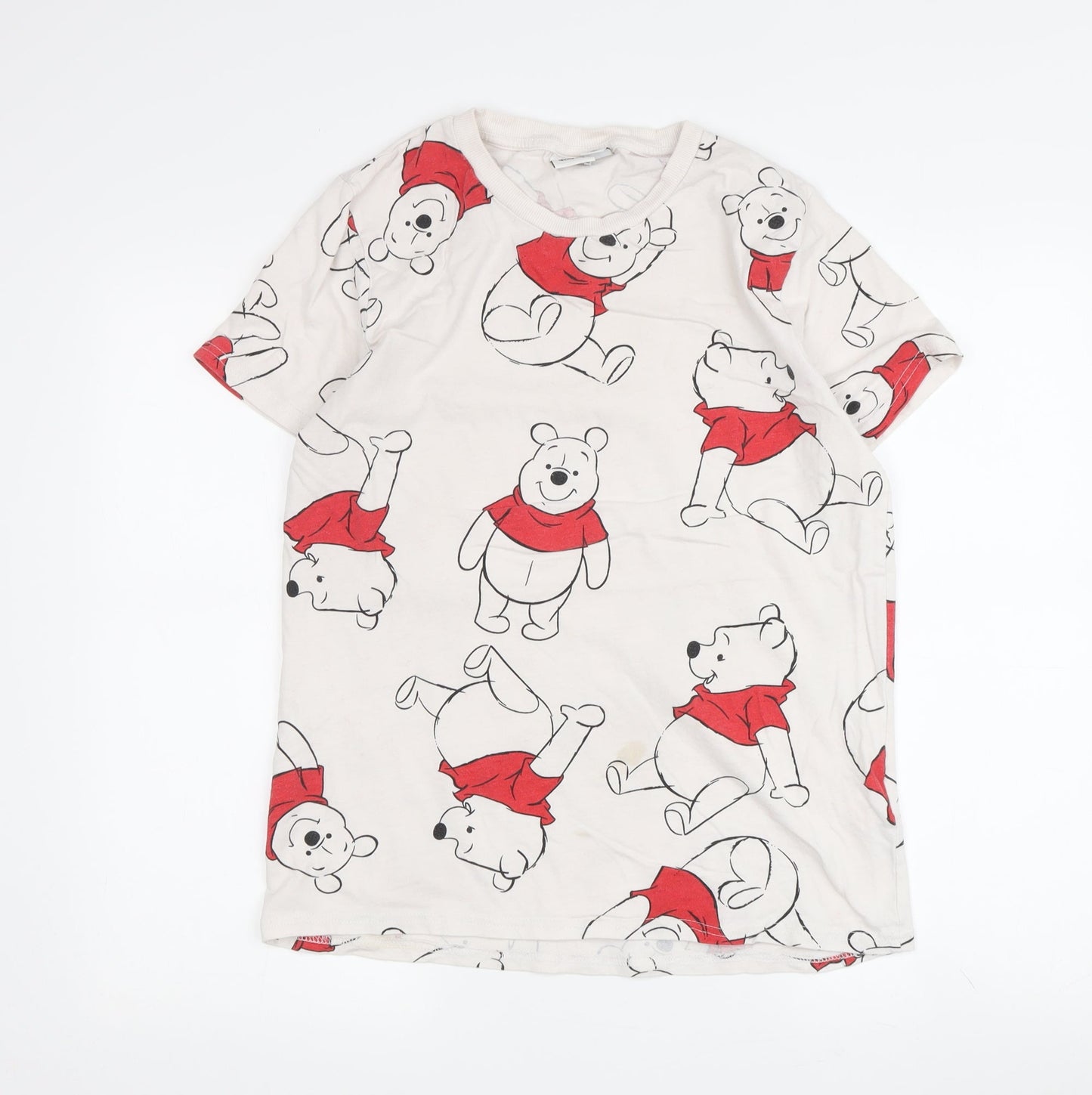 Disney Women's Beige Winnie the Pooh T-Shirt, Size S