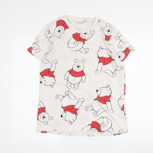 Disney Women's Beige Winnie the Pooh T-Shirt, Size S