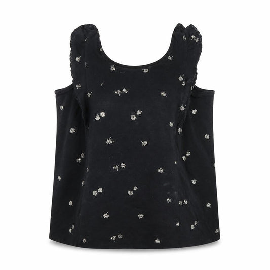 FatFace Women's Black Floral Blouse, Size 12