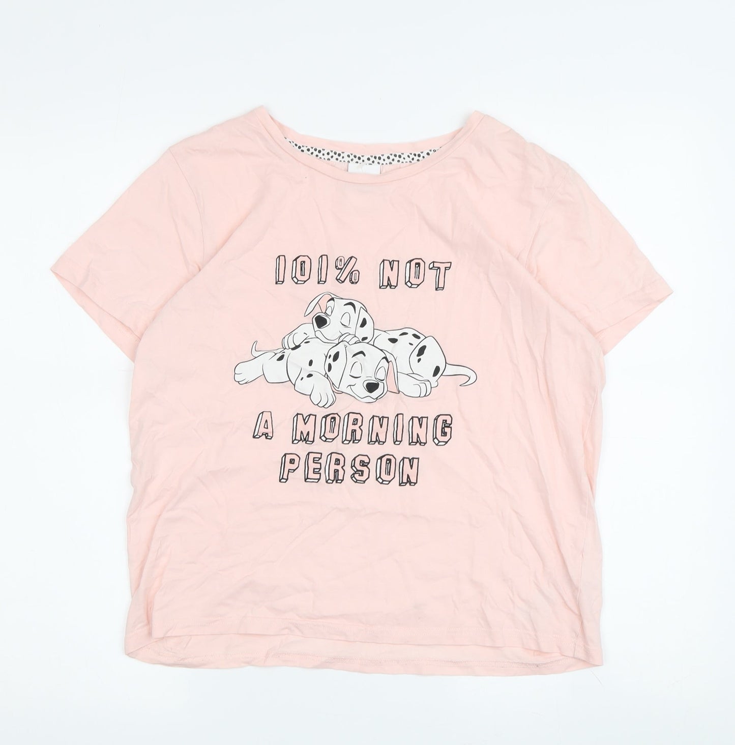 Disney Teens Pink 101 Dalmatians T-Shirt L