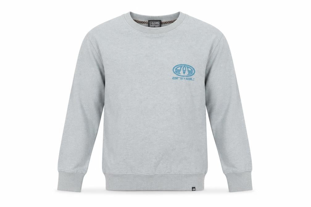 Mens UK XS Regular Animal Blue Pullover Sweatshirt