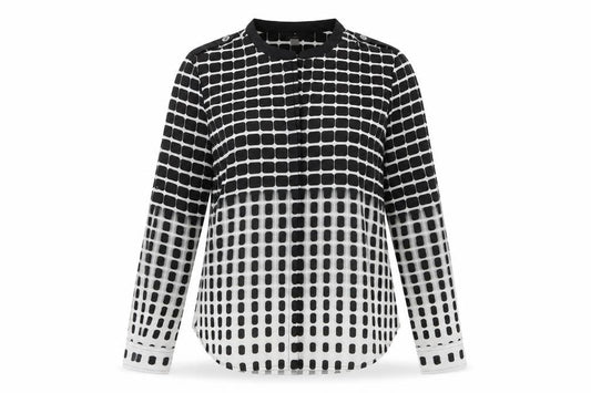Womens UK Size XS Calvin Klein Black Polyester Blouse