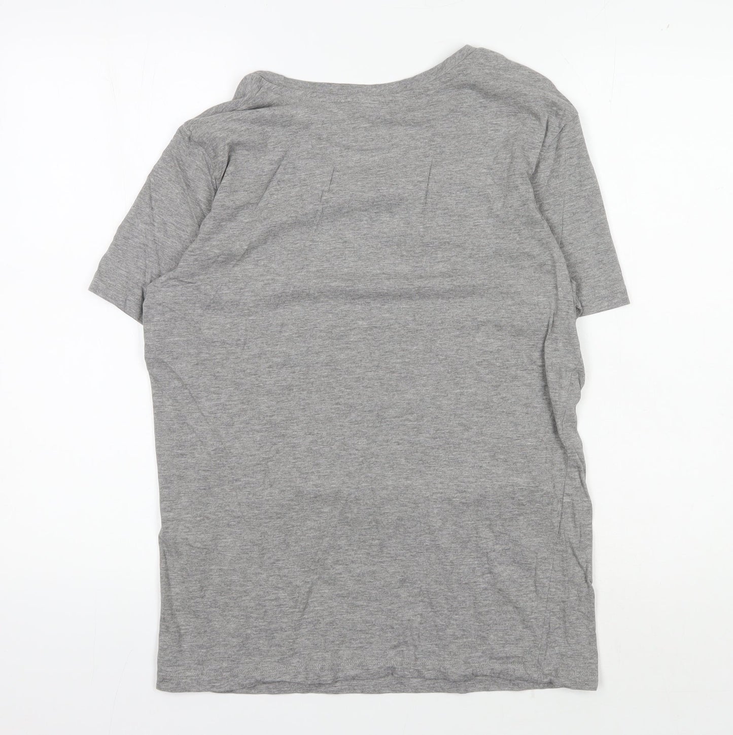 Jack & Jones Grey Graphic Print Men's T-Shirt