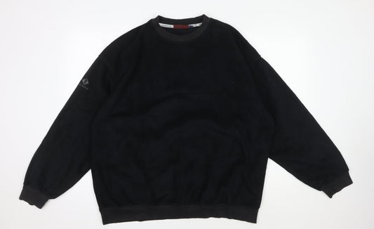 Glenmuir Men's Black XL Logo Sweatshirt Pullover