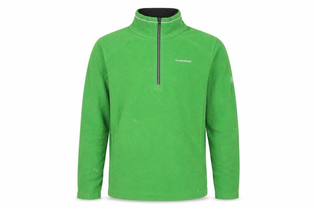 Mens UK S Regular Craghoppers Green Pullover Sweatshirt