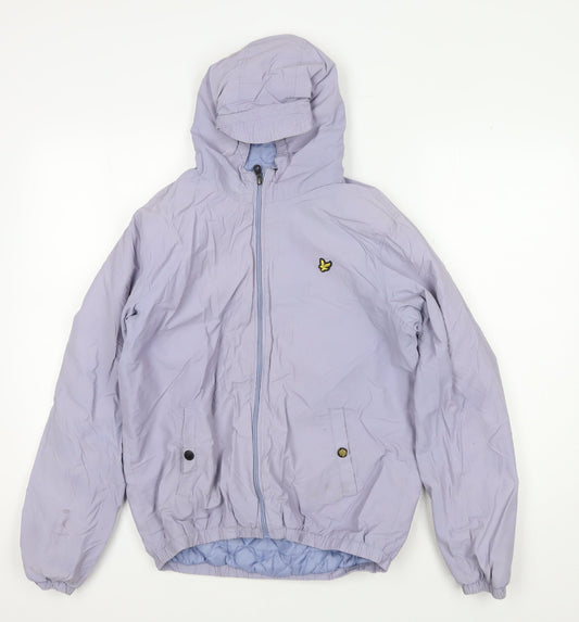 Lyle & Scott Girls Hooded Blue Jacket 14-15 Years