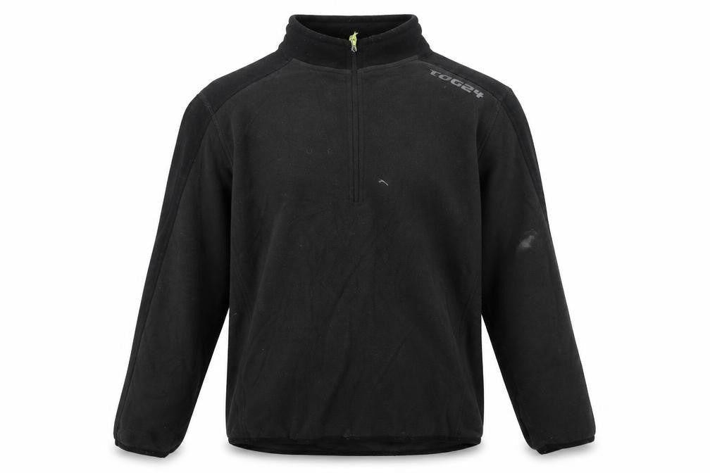 Mens UK M Regular TOG24 Black Pullover Sweatshirt
