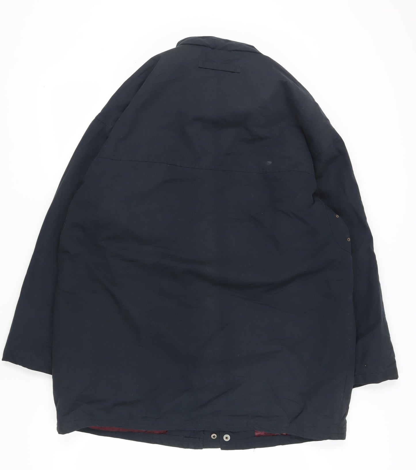 RAINMAN Men's Black Parka Coat 40 Stand-Up Collar Casual