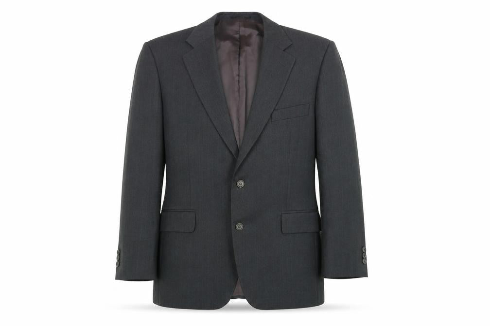 Mens 42 Chest Regular Magee Grey Two-Button Blazer