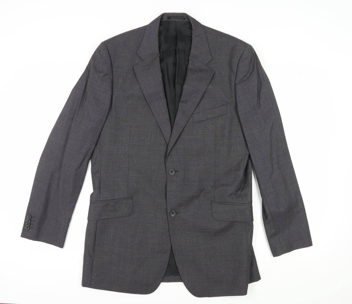 T.M. Lewin Men's Grey Blazer 42 L Wool