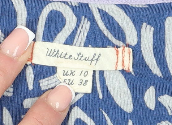 White Stuff Women's Blue Shift Dress UK 10