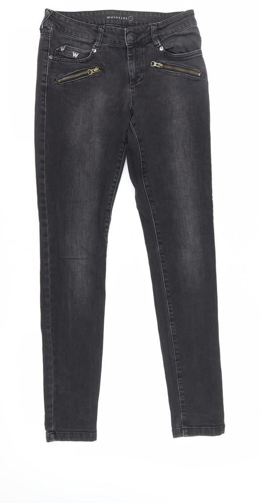 Whistles Women's Black Skinny Jeans - Slim Fit W26
