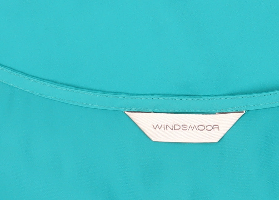 Womens UK Size 20 Windsmoor Green Polyester Blouse