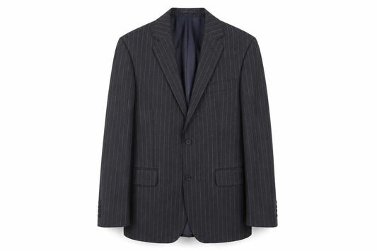 Mens 38 Chest Regular Austin Reed Grey Two-Button Blazer
