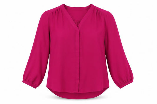 Womens UK Size L Lauren Ralph Lauren Pink Polyester Blouse