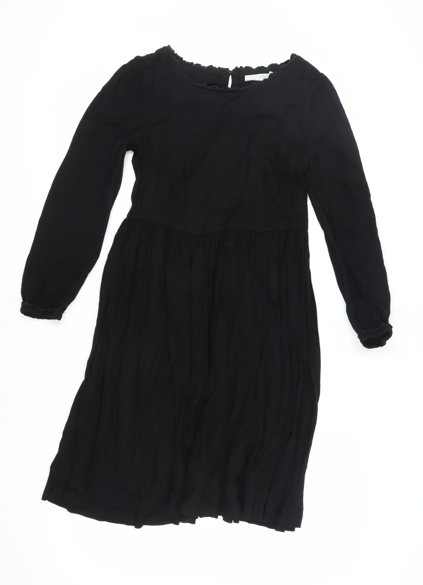 Boden Women's Black A-Line Dress - Size 10