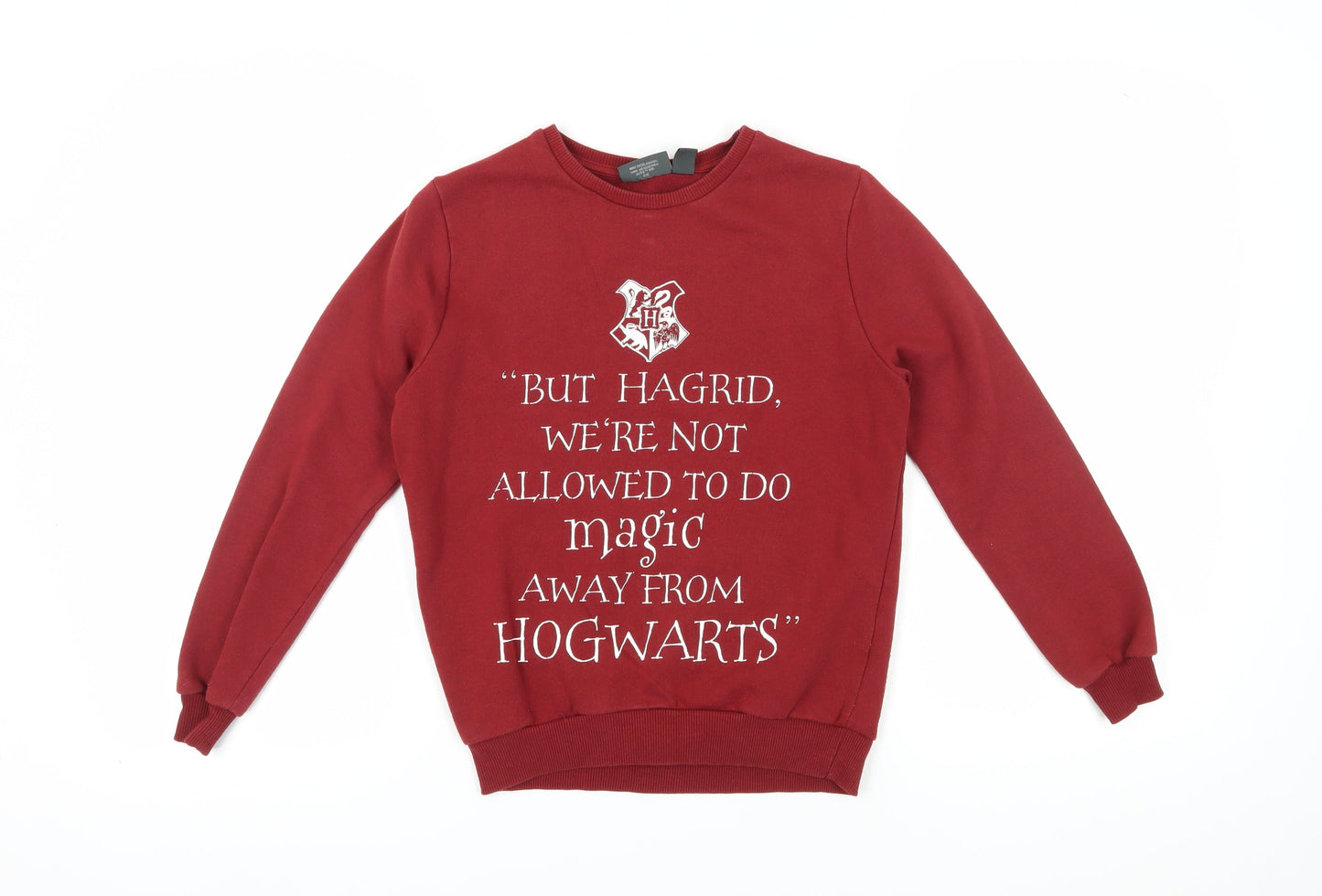 Harry Potter Unisex Red Pullover Sweatshirt Size 6