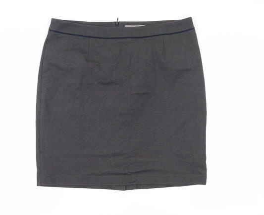 Boden Women's Grey Pencil Skirt, Knee Length, Size 12