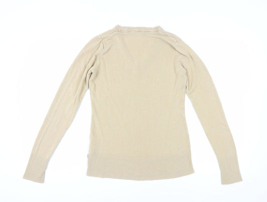 Trespass Women's Beige V-Neck Pullover Jumper M