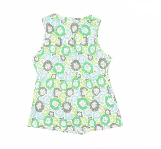 Boden Women's Multicoloured Floral Tank - Size 12