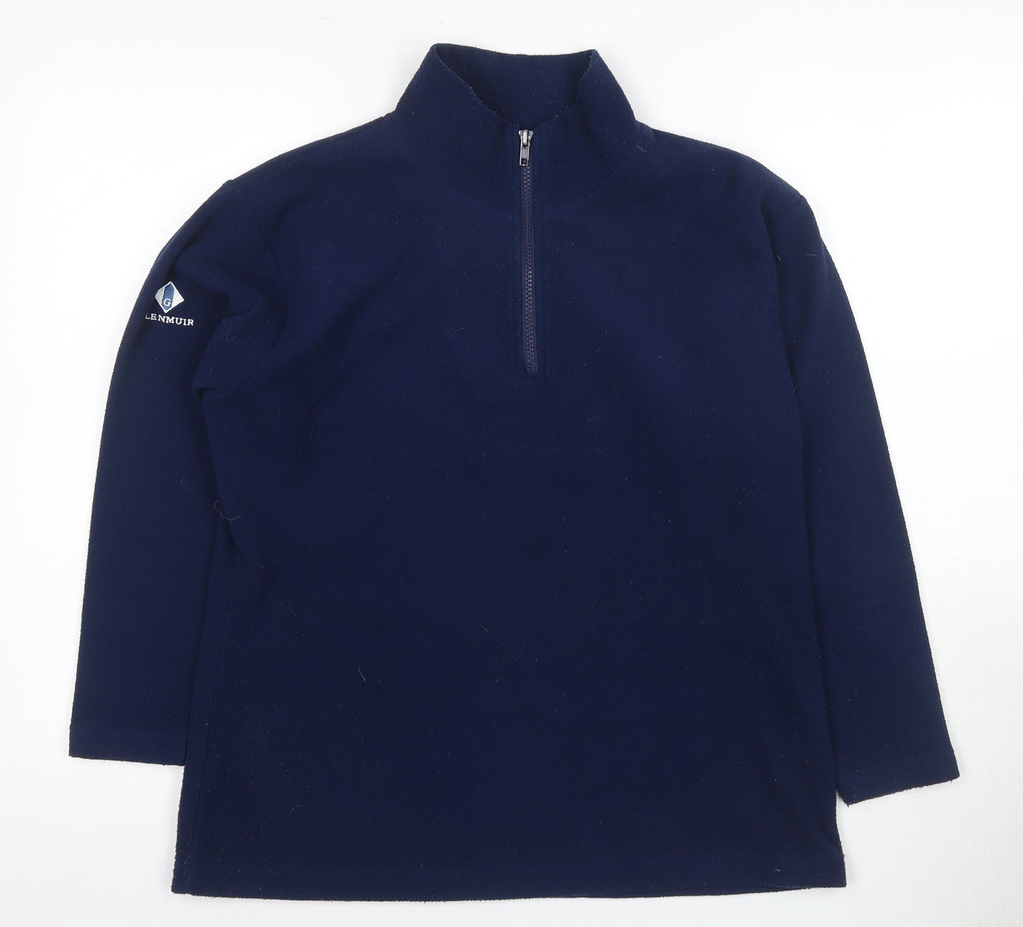Glenmuir Unisex Blue 1/2 Zip Sweatshirt M
