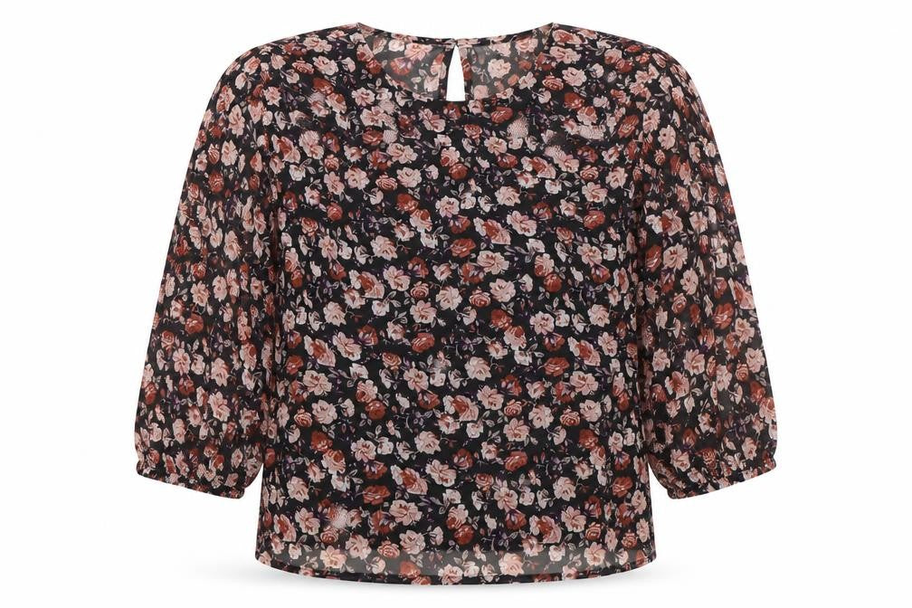 Womens UK Size 8 Jacqueline de Yong Multicoloured Polyester Blouse