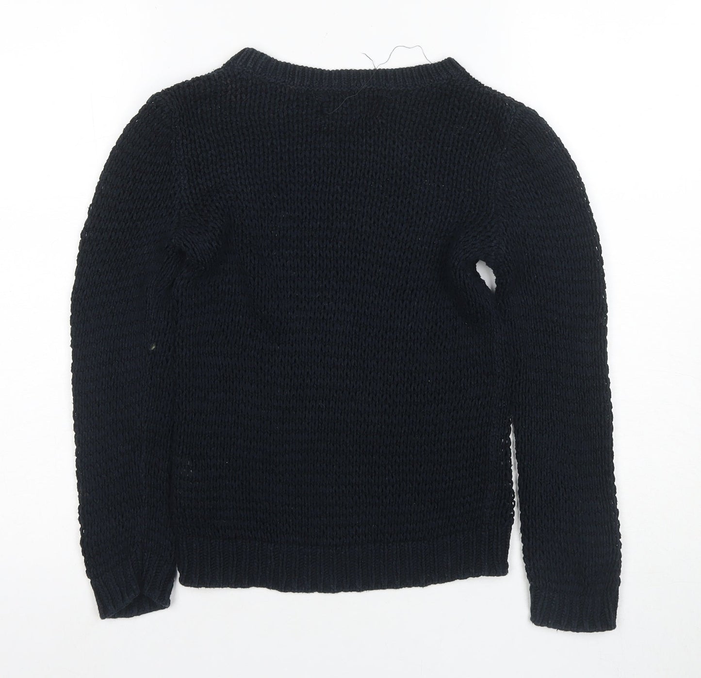 Hollister Women's Black Knit Pullover Jumper M