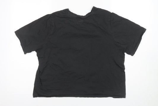 Disney Women's Black Winnie the Pooh T-Shirt Size 14