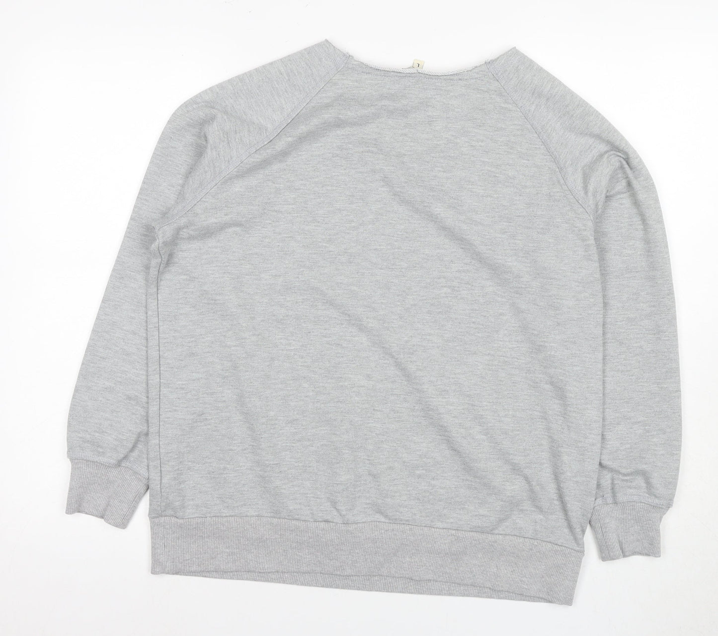 Marc Lauge Grey Women's Graphic Sweatshirt L