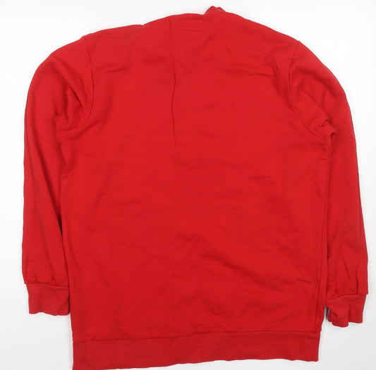 Converse Unisex Red Logo Sweatshirt L