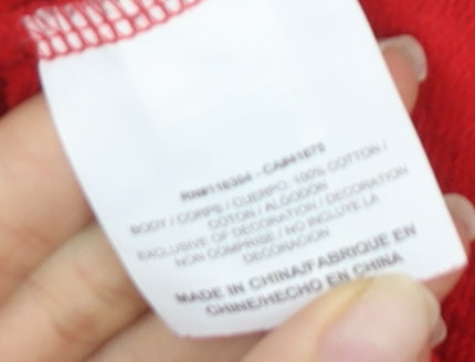 Converse Unisex Red Logo Sweatshirt L