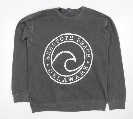 Comfort Colors Men's Grey Medium Pullover Sweatshirt