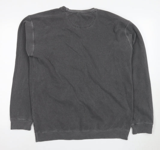 Comfort Colors Men's Grey Medium Pullover Sweatshirt
