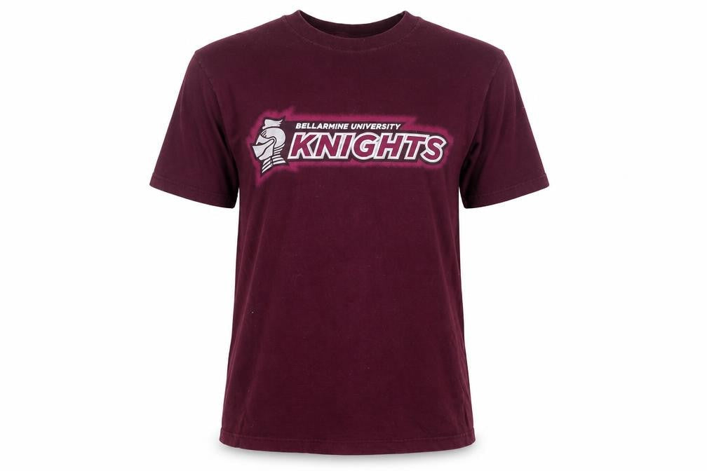 Unisex Adultss UK Size M adidas Burgundy Cotton T-Shirt